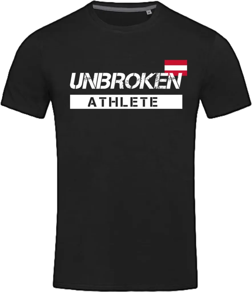 UNBROKEN AUSTRIA Athlete Active Shirt (Schwarz, S)